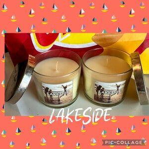 2 Lakeside mini BBW candles🖤